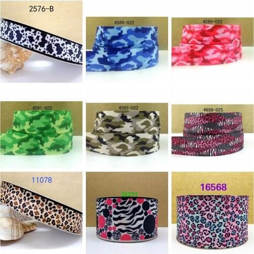 Free shipping 10 yards cartoon printed grosgrain ribbon 2576