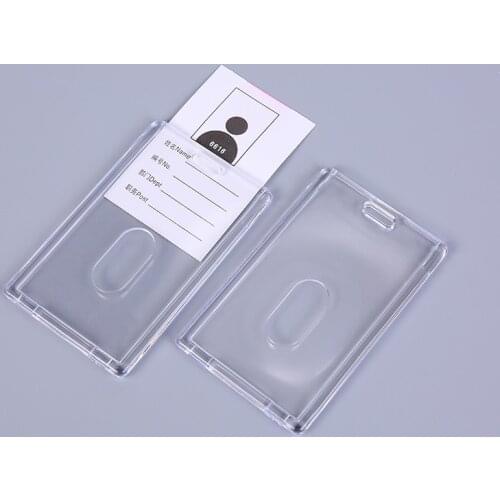 Transparent Card Holder Business Card Id Holders Case Protect Credit Cards Card Protector Cardholder Cover
