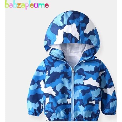 2020 New Spring Toddler Boys Jacket Korean Casual Cartoon Cute Hooded Zipper Kids Coat Children Clothes For Baby Clothing 1893
