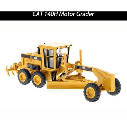 Diecast 1:50 Scale CAT 140H Motor Grader Truck Model Metal Die-Cast & Toy Engineering Vehicle for Collection Gift Souvenir