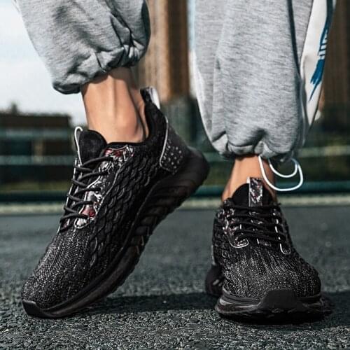 Mens Spring Light Casual Footwear Non Slip Walking Sneaker Breathable Running Shoes Comfortable Sport Trainers Size 39-45