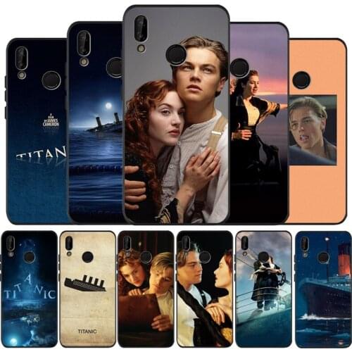 Titanic Movie black Silicone soft Phone Case for huawei P40 P30 P20 P10 Pro P9 Lite Psmart 2019 Y6 Y9 cover
