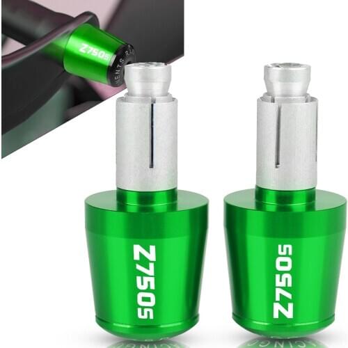 Motorcycle Handlebar End Moto Grip Ends Handle Bar Grips Ends Tips Caps Accessories For KAWASAKI Z750S Z750 S 2006-2008 2007