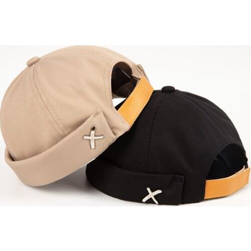 2021new retro mens street hip-hop fashion casual beanie hat spring and autumn skull hat cotton ladies Harajuku Korean melon hat