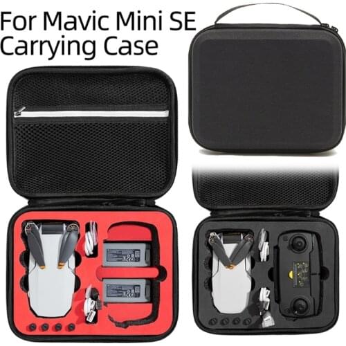 Portable Travel Carry Case Storage Box Holder Protection Bag Hard EVA Shell with Hand Strap Compatible with Mavic Mini SE Drone