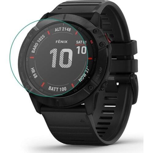 Tempered Glass Clear Protective Film For Garmin Fenix 6x Fenix6x Shapphire / Pro Sloar Watch Screen Protector Cover Protection