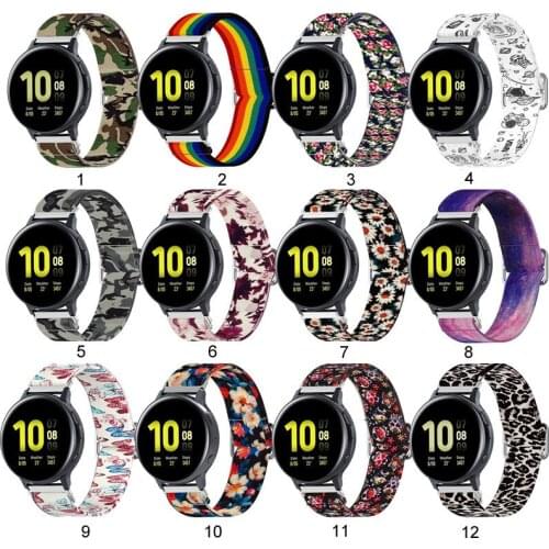 22mm 20mm Band For SAMSUNG Galaxy Watch 42 46mm galaxy watch 3 45mm 41mm Silica gel For Amazfit Bip GTR straps Active 2