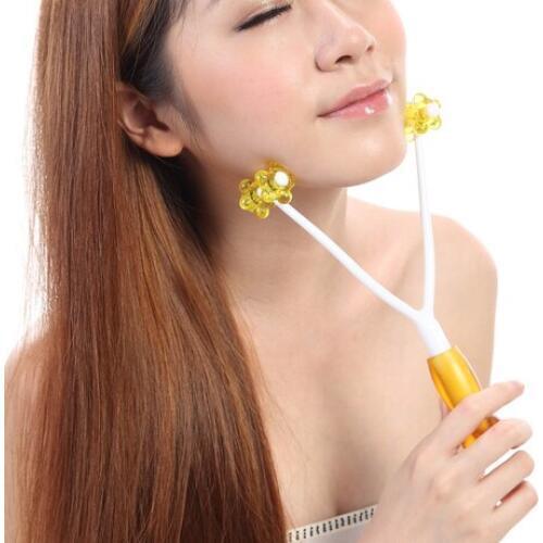 Melon Seeds Facial Massage Manual Beauty Bar Small V Face Massager Wheel Face-lift Artifact Stress Relax Tool Health Therapy