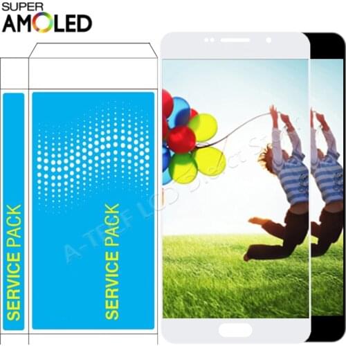 SUPER AMOLED5.5'' A710 LCD For Samsung Galaxy A7 2016 A710F A710M A710Y A7100 LCD Display Touch Screen Digitizer Assembly Repair