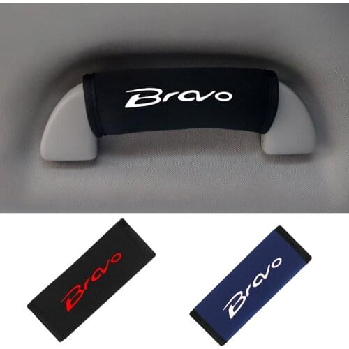Stylish auto interior roof handrail protector cover for Fiat Bravo