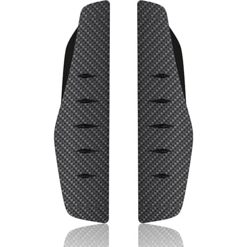 1 Pair Car Rearview Mirror Rain Cover Carbon Fiber Pattern Sun Visor Guard Mirror Rain Eyebrow Universal Auto Protections