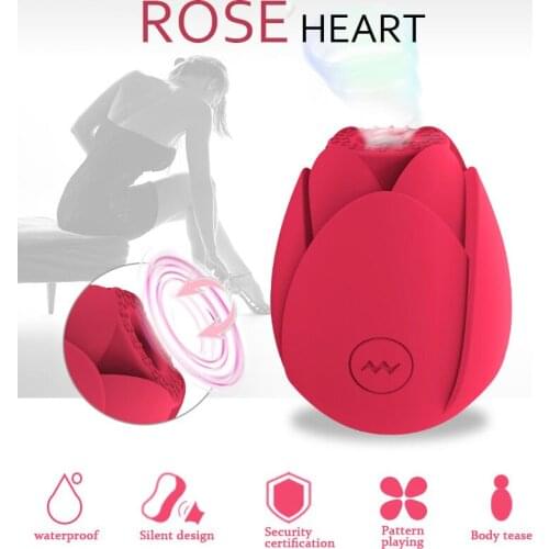 10 Frequence Vagina Rose Sucking Vibrator Women Oral Licking Clit Sucker Nipple Clitoris Stimulator Adult Sex Toy For Couples