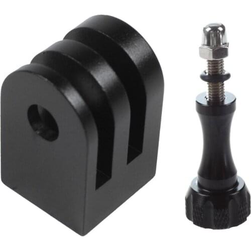 3 Pcs Aluminium Alloy Knob Thumb Screw & 1 Pcs Cnc Aluminum Alloy Mini Tripod Mount Outdoor Sports Camera Base Adapter