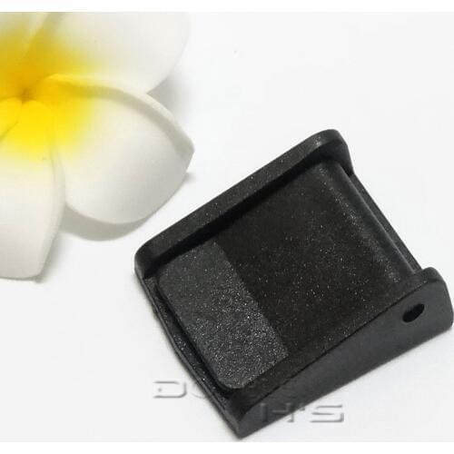 500pcs/lot 3/4" Cam Buckles Plastic Black Toggle Clip Backpack Straps Webbing 20mm