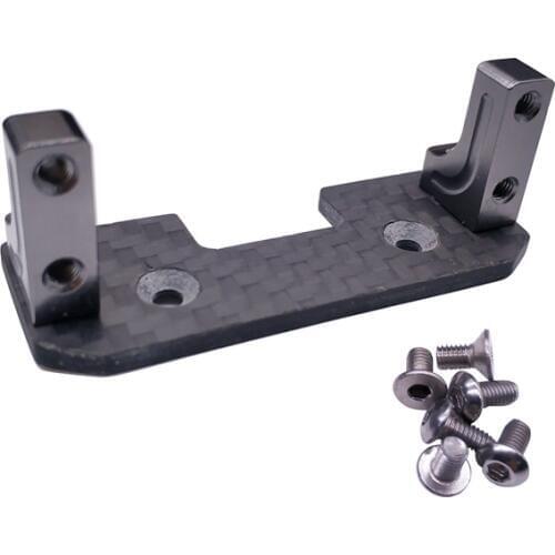 Aluminum Servo Mount + Carbon Holder for 1:10 AXIAL SCX10 Rc Car Axle