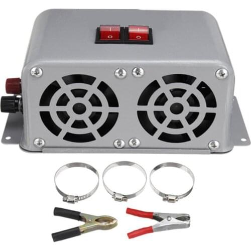 800W 12V/24V Car Heater Fast Heating Fan Dual Control Winter Windscreen Defroster Auto Truck Window Demister Interior Warmer