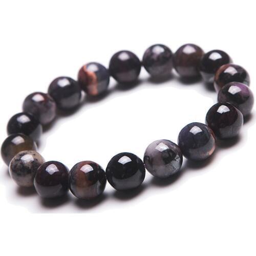 Free Shipping 12mm Natural Genuine South African Sugilite Stone Round Beads Jewelry Stretch Charm Bracelet Just One