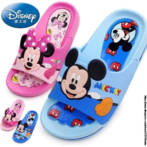 Disney Brand Baby Girls shoes Mickey Mouse Minnie Princess Beach Shoes Summer Children Shoes Lovely Sandals