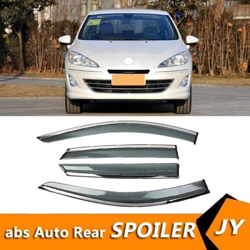 For Peugeot 408 2013 Window Visor Vent Shades Sun Rain Deflector Guard For Peugeot 408 Auto Accessories 4PCS/SET