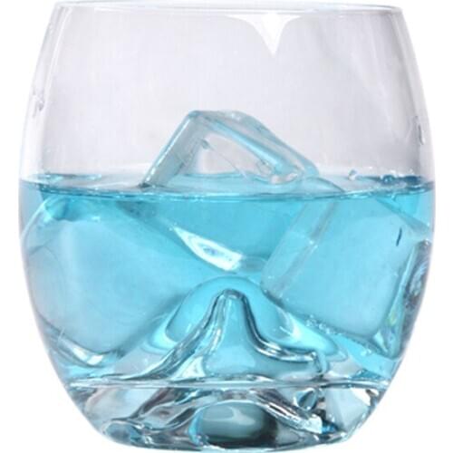 Creative Wine Glass Cup Snow Mountain Style Beer Glass Mug Whiskey Glass for Red Wine Whiskey Beer Bar Party Best Christmas Gift