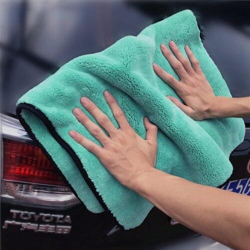Lucullan 1200GSM Super Soft Premium Microfiber Drying Cltoth Ultra Absorbancy Aqua Deluxe Car Wash Towel