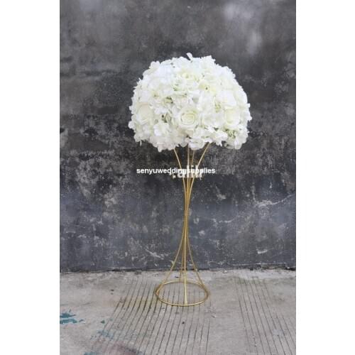 New style wedding decoration of Centerpiece hourglass sharp enterpiece metal flower stand for event decoration senyu2397