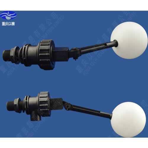 3/4" plastic float valve, plastic ball cock, water tank ball float valve