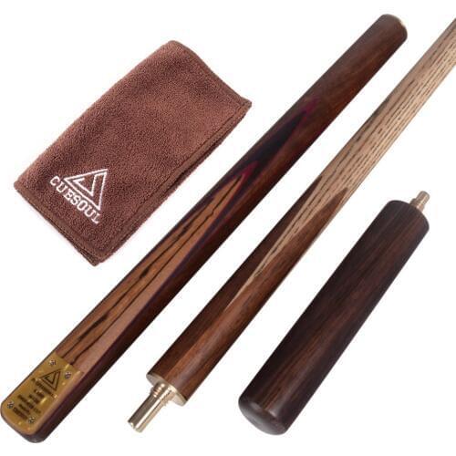 Cuesoul 57-1/4 Inch Walnut 3/4 Piece Snooker Cue-18oz