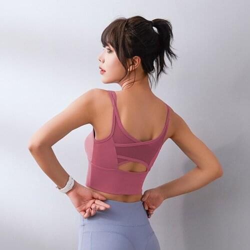 Sports Bra Woman Yoga Shirt Quick Dry Sport Fitness Female Running Shirt Gym Clothes Tank Top Workout Exercises Sportwear