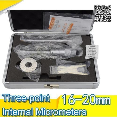 Three-point Internal Micrometers 0.65-0.8inch 16-20mm 315-05-110