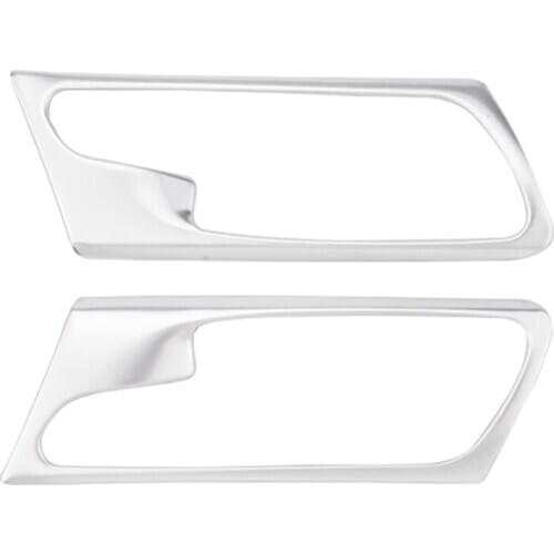 Inner Door Handle Frame Decoration Cover Trim 2Pcs for -BMW X5 E70 2008-2013 Stainless Steel Car Interior Accessories