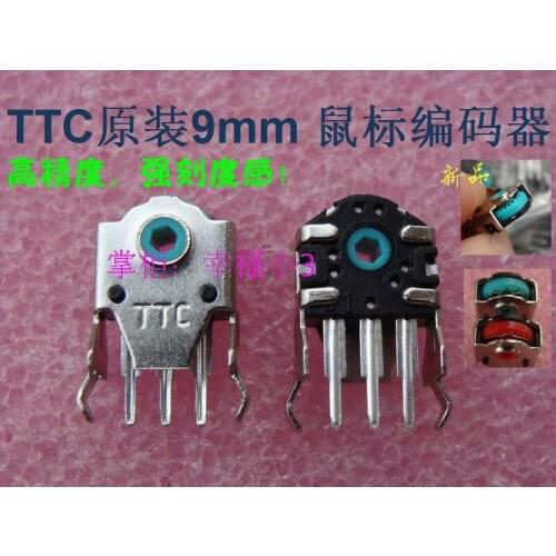 1pc Original TTC Mouse Encoder Mouse Decoder for Imperator Deathadder and Rapoo Mouse 9mm Green Core