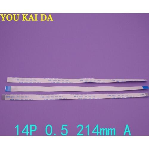 5-100pcs/lot Type A 214mm forward FFC FPC 14pin 0.5 pitch Flat Ribbon Flex Cable 14 pins 20624 AWM 80C VW-1 60V Power Button