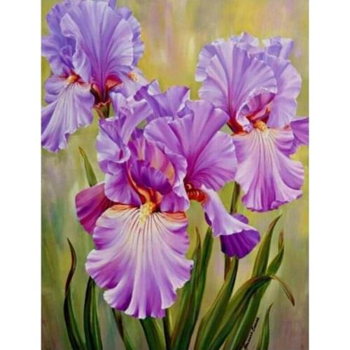 Diamont Painting Flowers 5D Diamond Painting Kit Cross Stitch Kits EmbroideryDiamond Embroidery Painting