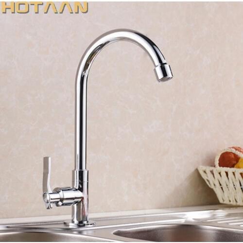 Free Shipping Polished Chromed Kitchen Sink tap Bathroom Basin Sink Mixer Tap Swivel Faucet torneira YT-6015