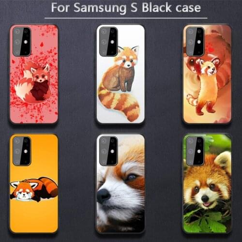 Cartoon Cute Red Panda Phone Case for Samsung S20 plus Ultra S6 S7 edge S8 S9 plus S10-5G lite 2020 S10E