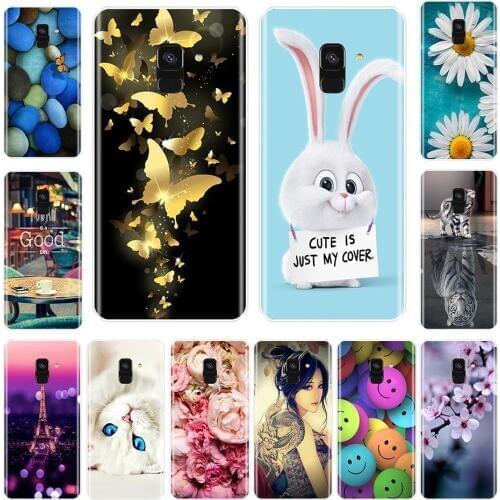 Back Cover For Samsung Galaxy A5 A7 2018 A6 A8 Plus Soft Silicone Cute Animals Phone Case For Samsung A3 A5 A7 2016 2017