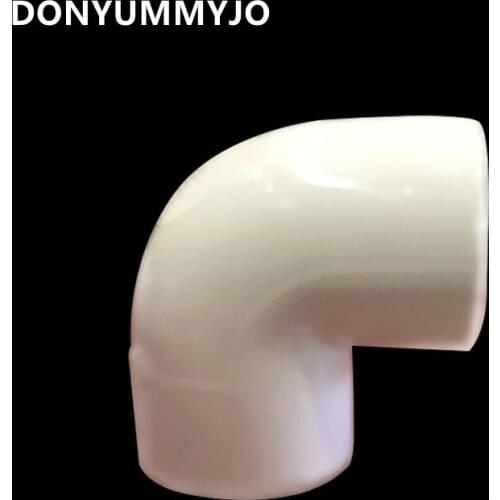 DONYUMMYJO 5pcs 25mm Inner Diameter 90 Degree Elbow PVC Pipe Connectors Fittings