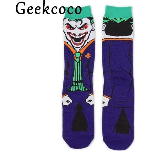 The joker horror movie Fashion Men Wemen unisex Casual Non Slip Breathable Comfortable Long Sock New Clothing Accessory J0812