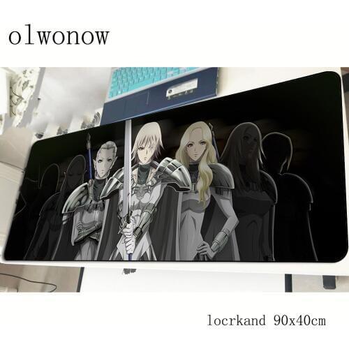 Claymore mouse pad anime 900x400x2mm mousepads best gaming mousepad gamer New arrival personalized mouse pads keyboard pc pad