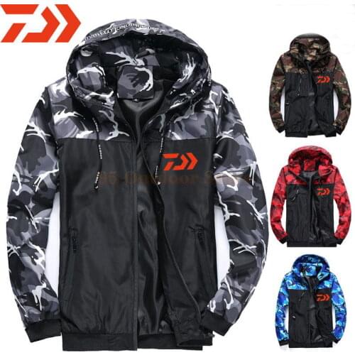 Daiwa Spring Outdoor Running Camping Hiking Fishing Jacket Sun-Protect Ultralight Waterproof Windbreaker Summer Fishing Clothes