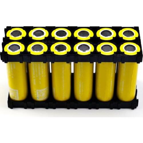 MasterFire 400pcs/lot 2*6 21700 Battery Holder Bracket Cell Safety Anti Vibration Plastic Brackets For 21700 Lithium Batteries