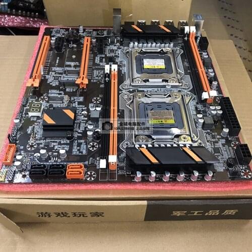 X79 motherboard studio desktop computer eating chicken game dual CPU set 2011 pin E52680V2