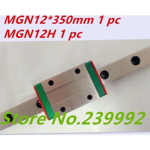 MGN12 350mm 12mm miniature linear guide MGN12 L-350mm rail with MGN12H carriage for X Y Z axis 3d printer parts