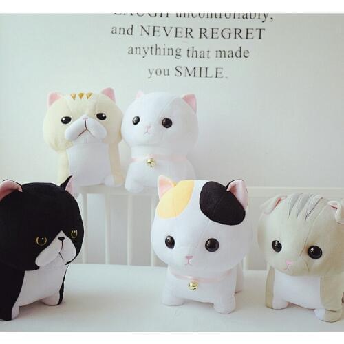 1pc 30cm Kawaii Short Legged Munchkin Plush Doll Soft Stuffed Animal Cat Plush Toy Cute Christmas Birthday Gift for Kid Children