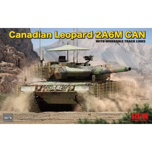 RYEFIELD MODEL RFM RM-5076 1/35 Canadian Leopard 2A6M CAN - Scale Model Kit