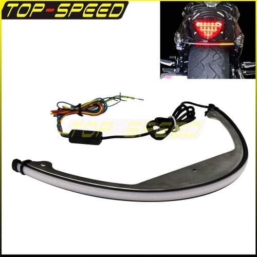 Motorcycle Integrated Tail Brake Light Assembly Sequential Switchback Turn Signal Blinker Indicator Fender Eliminator For M109R