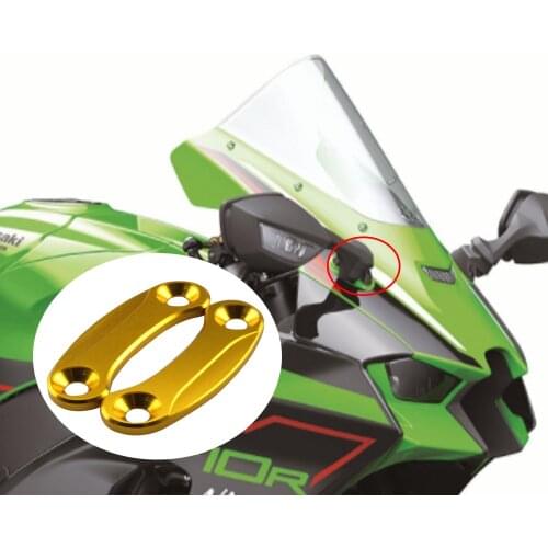Motorcycle Rearview Mirror Seat Decorative Cover Mirror Base for Kawasaki zx10r ZX-10R accessories