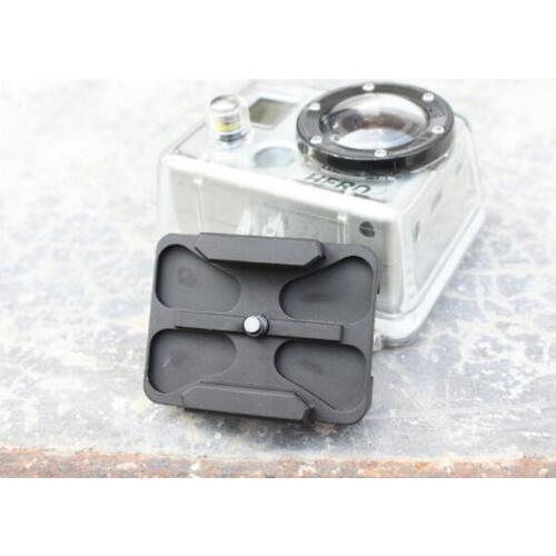 Ms.L.Meilyadigital Aluminum CNC Mini Rail Mount Dirty Leopardfor GoPro Hero2 gopro hero 2 with 20mm