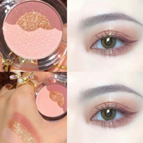 Cute Biscuit Eyeshadow Cookies Eyeshadow Palette Waterproof Glitter Diamond Eye Pigment Matte Shimmer Eye Shadow TSLM1